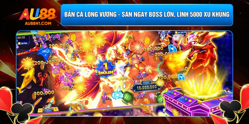 Bắn Cá Long Vương - Săn Ngay Boss Lớn, Lĩnh 5000 Xu Khủng
