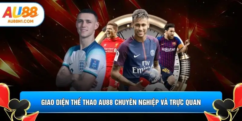 Giao diện thể thao AU88 chuyên nghiệp và trực quan