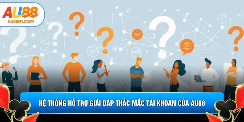 Hệ thống hỗ trợ giải đáp thắc mắc tài khoản của AU88