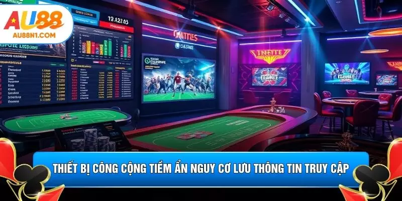Thiết bị công cộng tiềm ẩn nguy cơ lưu thông tin truy cập